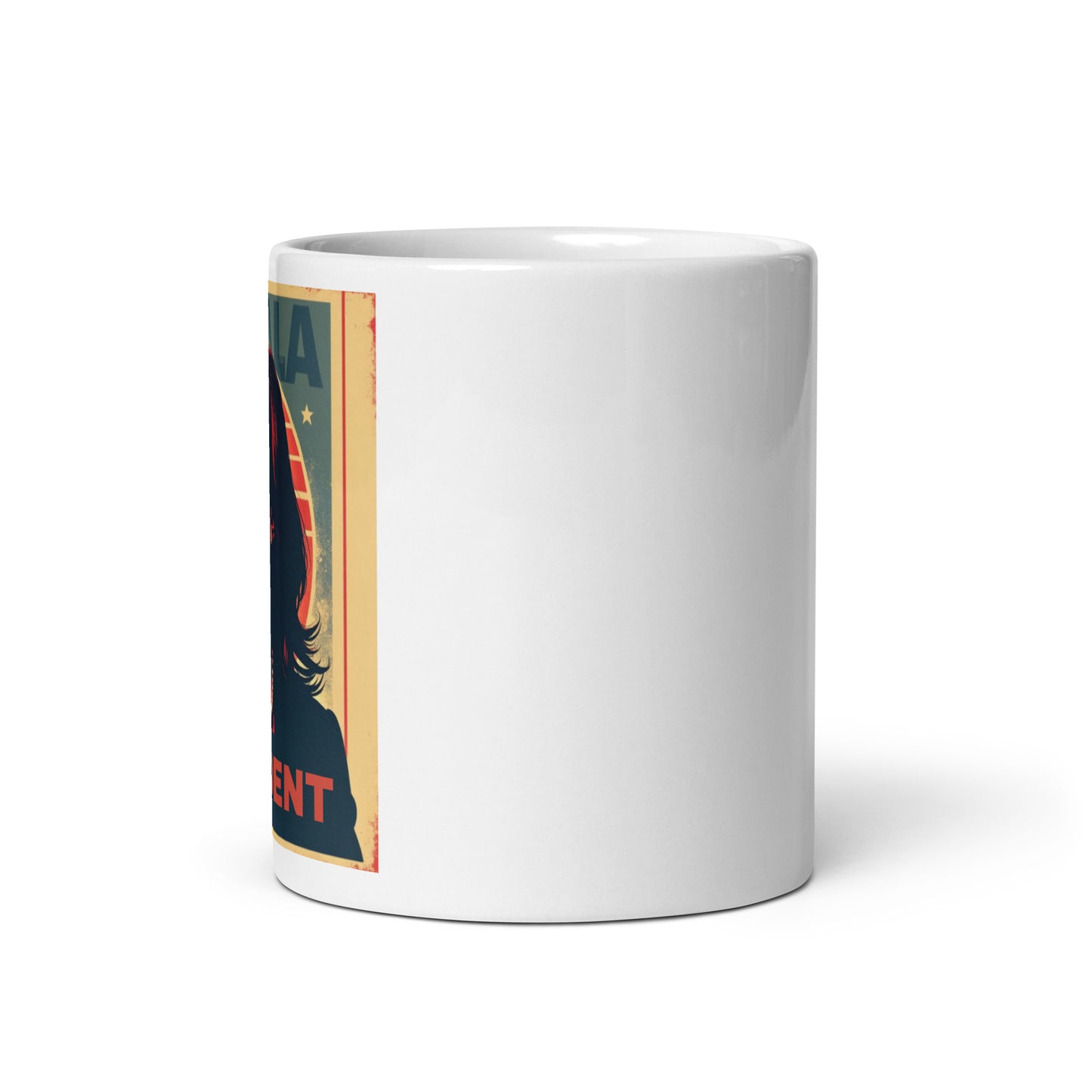 'Looking Up' White glossy mug