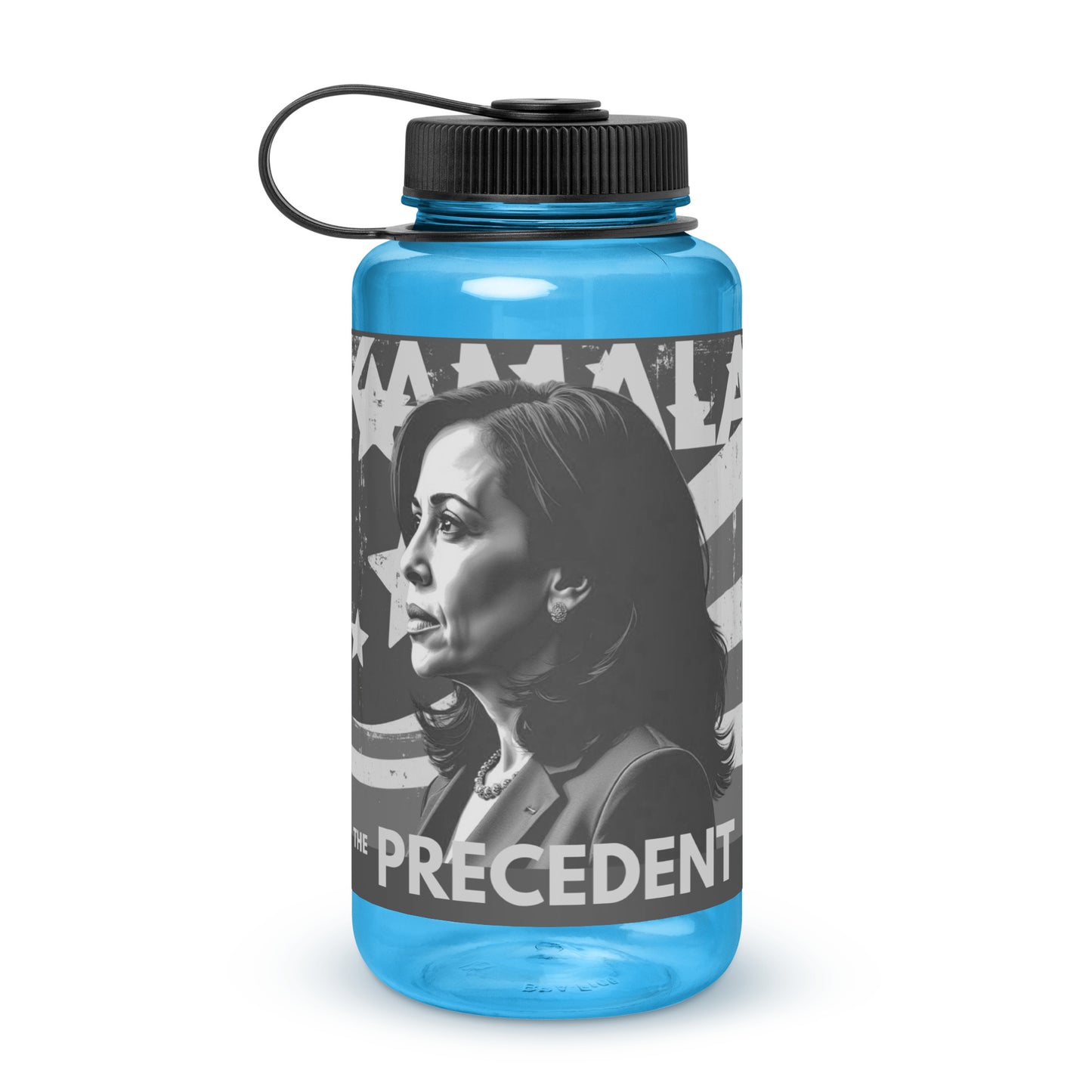 'Americana' Wide mouth plastic water bottle
