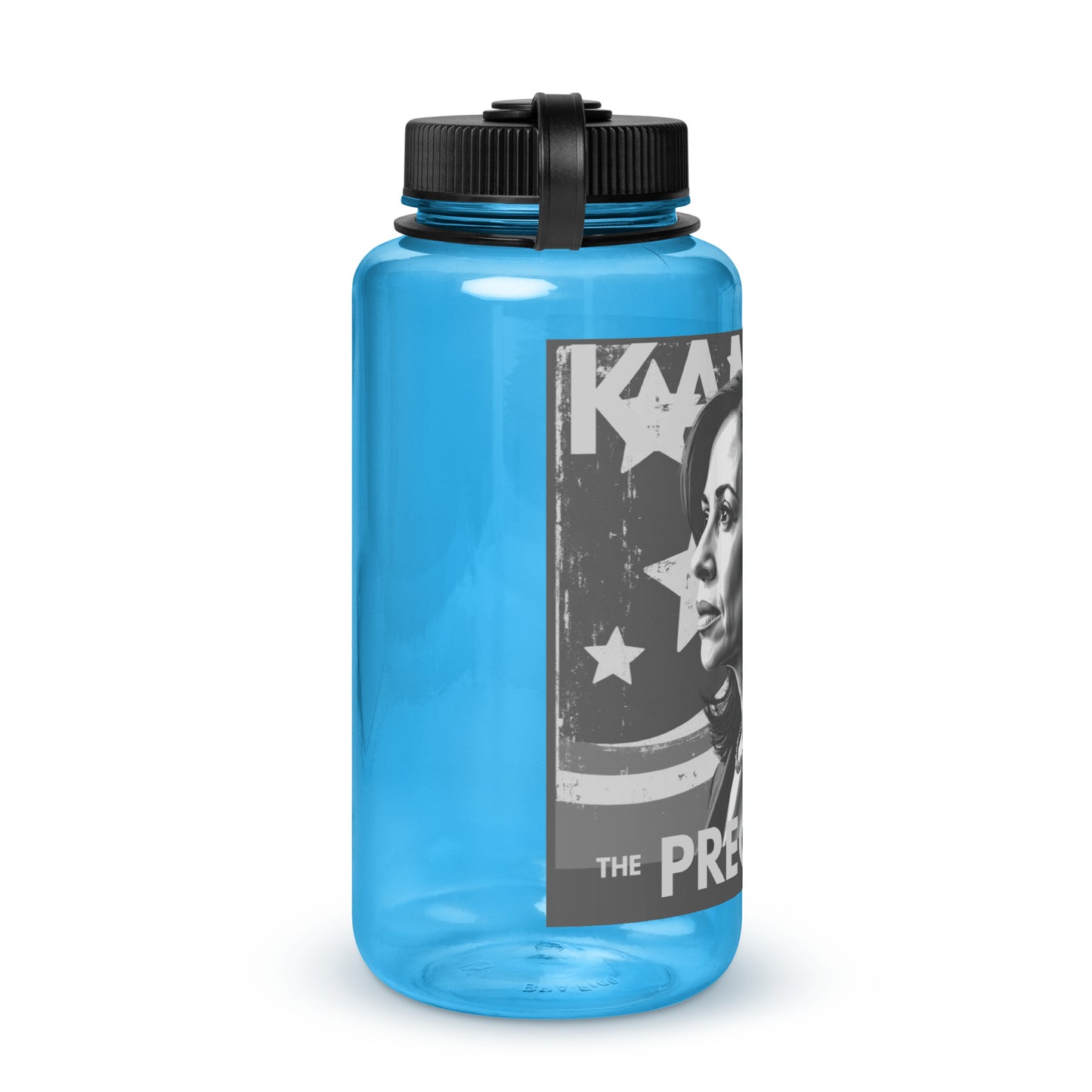 'Americana' Wide mouth plastic water bottle