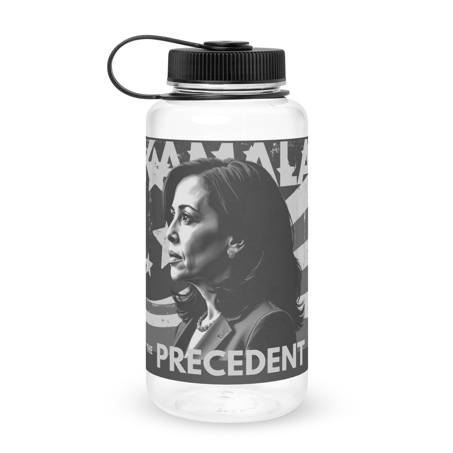 'Americana' Wide mouth plastic water bottle