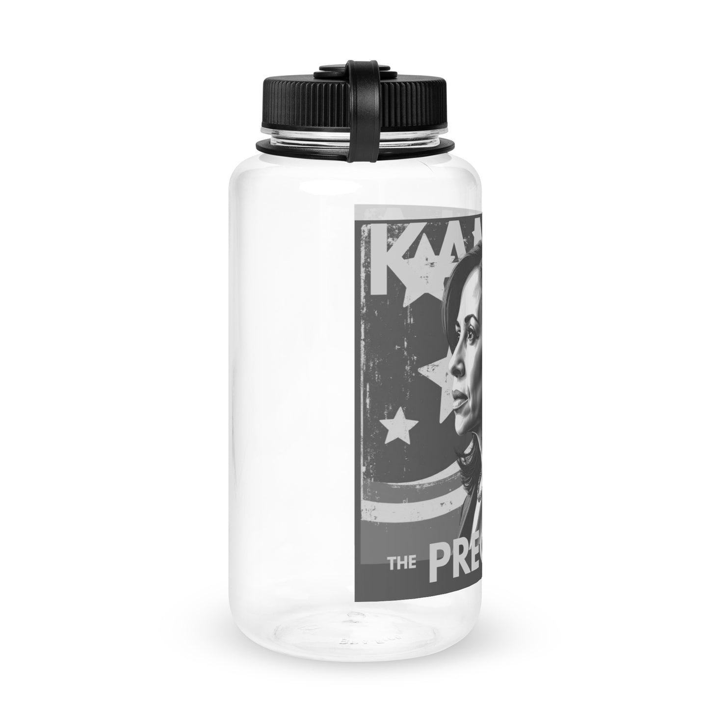'Americana' Wide mouth plastic water bottle