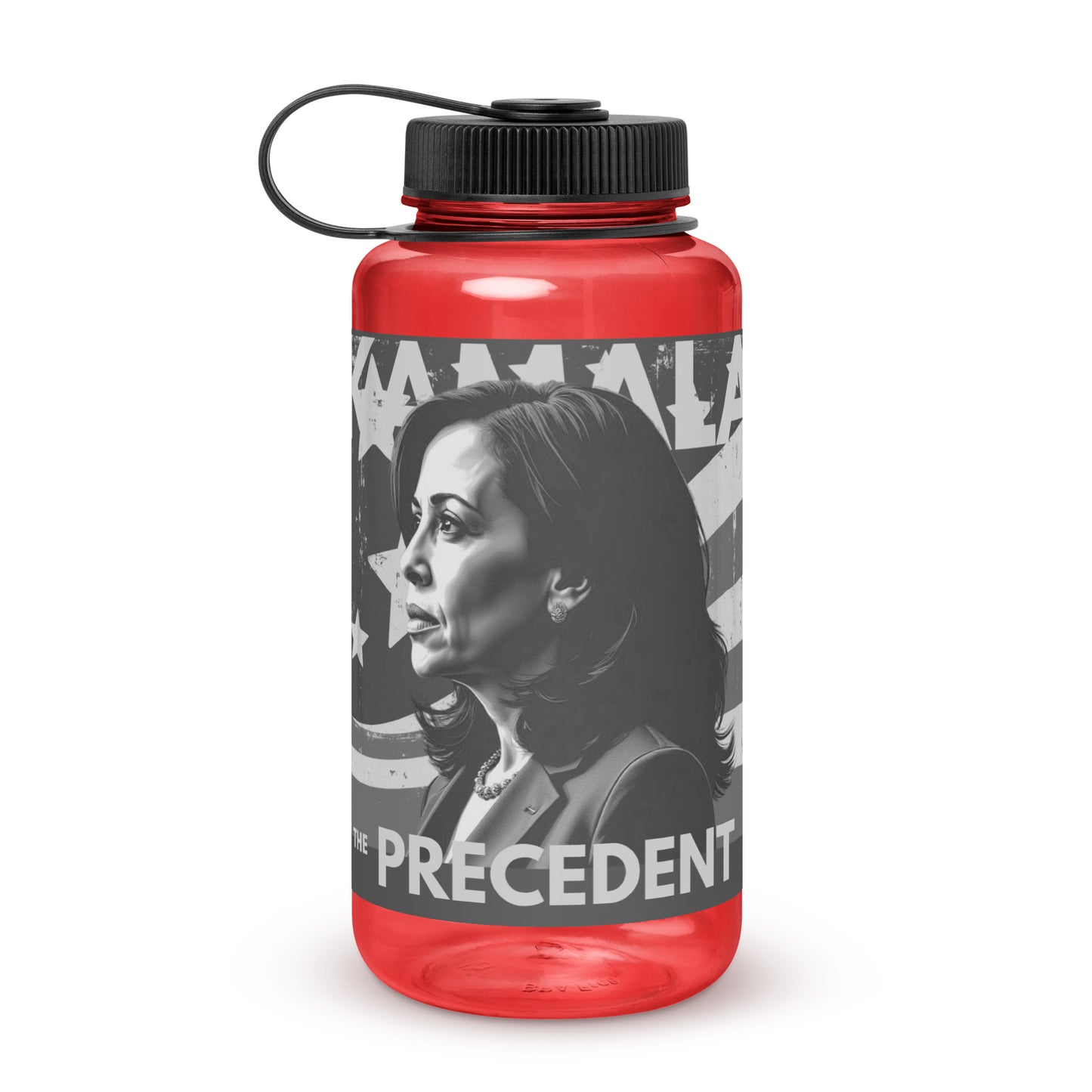 'Americana' Wide mouth plastic water bottle
