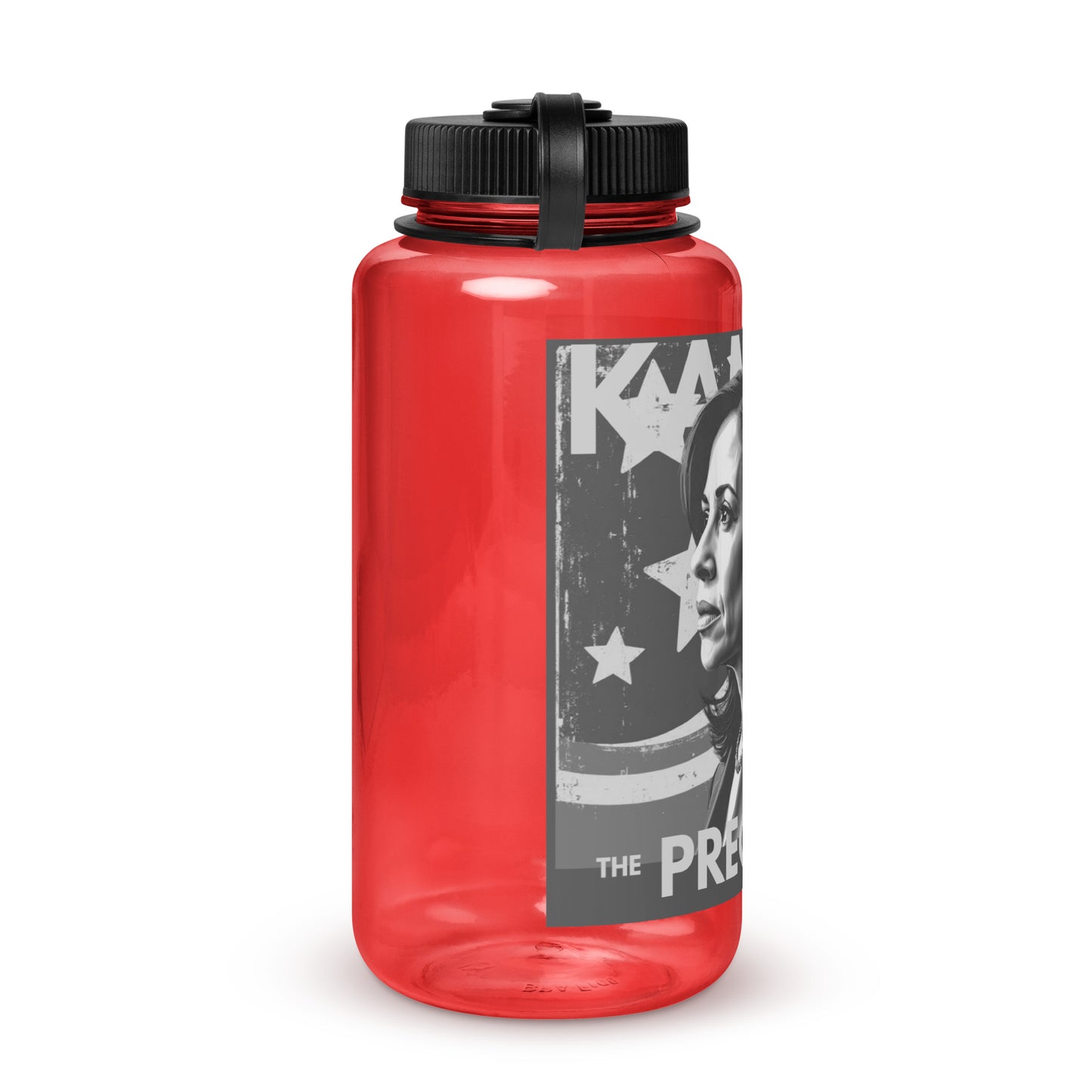 'Americana' Wide mouth plastic water bottle