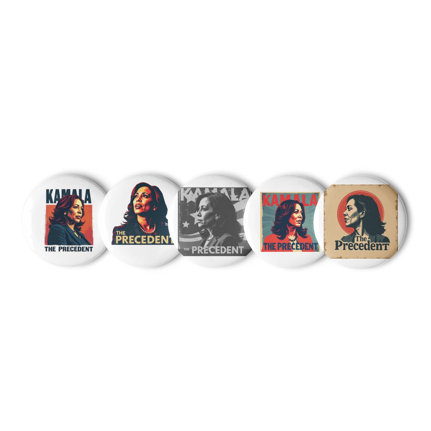 'The Precedent' Variety Set of pin buttons