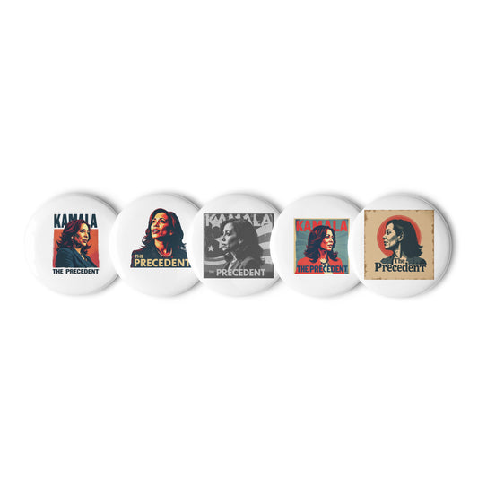 'The Precedent' Variety Set of pin buttons