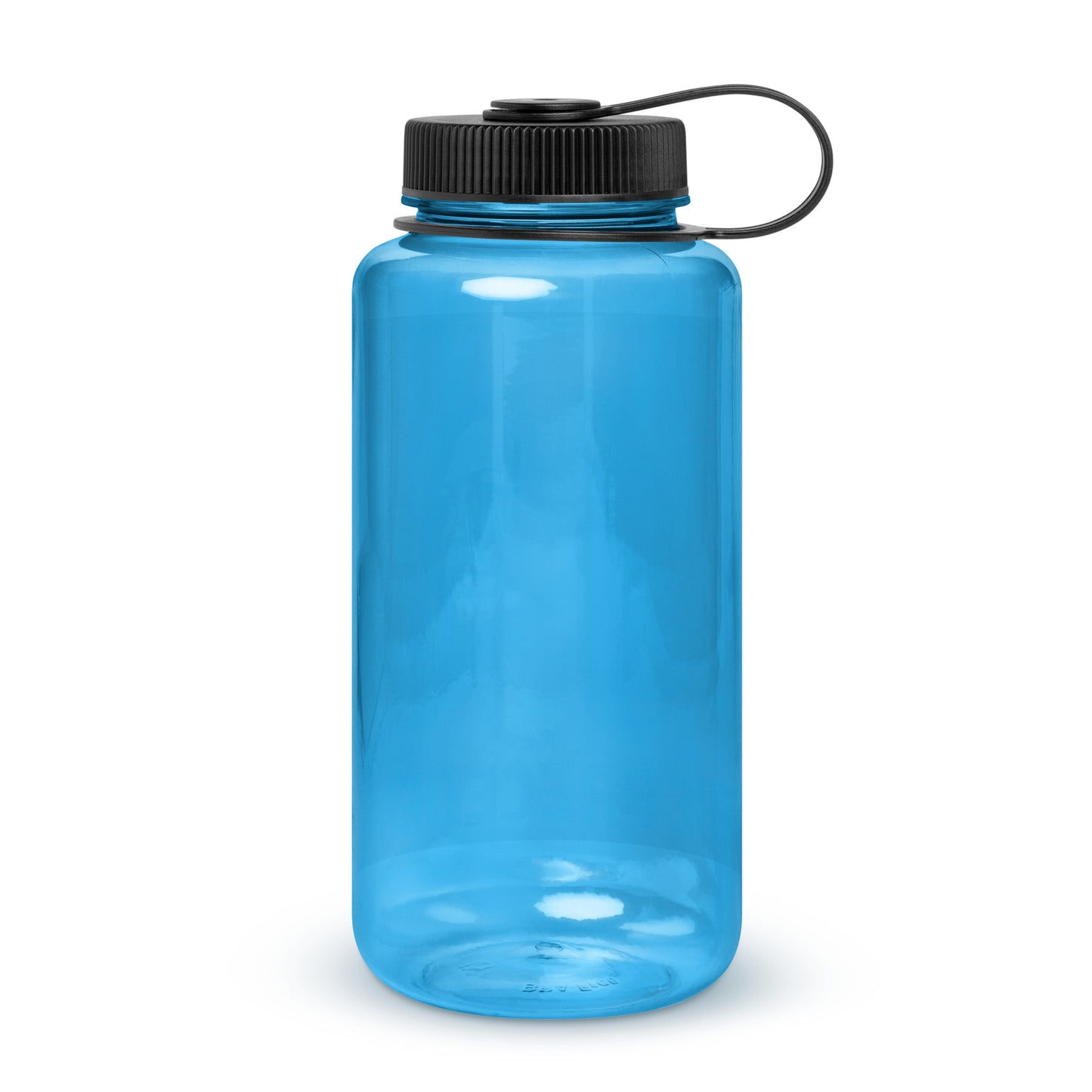 'Born Ready' Wide mouth plastic water bottle