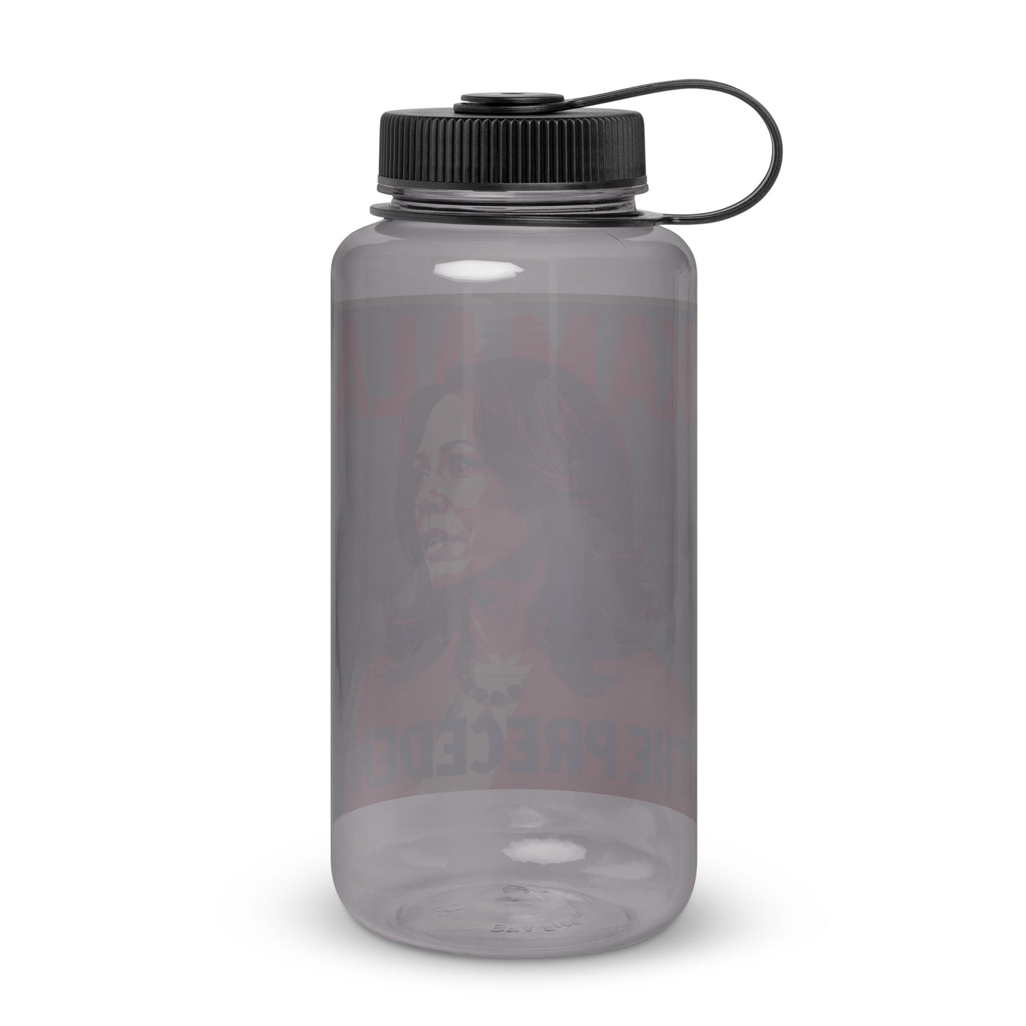 'Born Ready' Wide mouth plastic water bottle