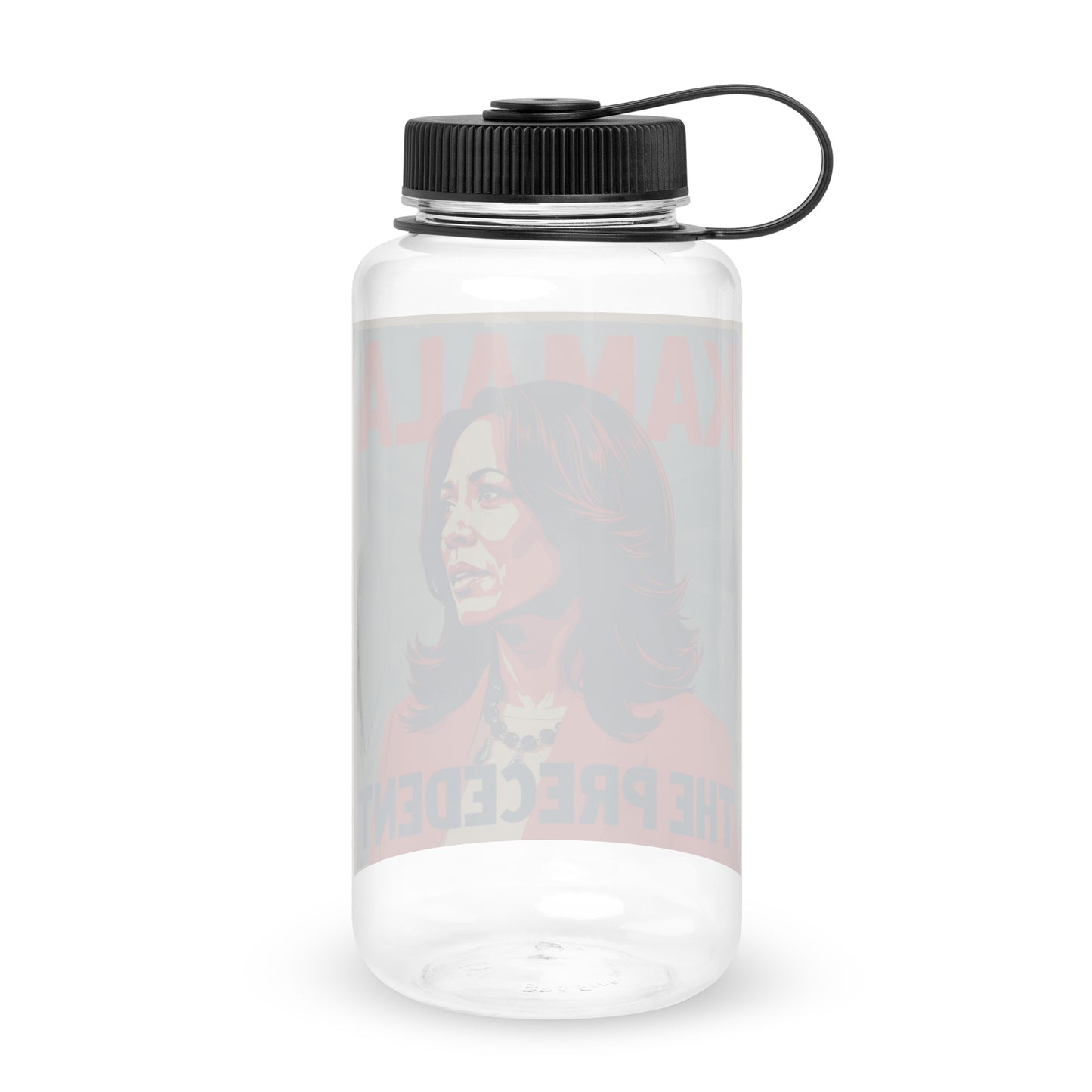 'Born Ready' Wide mouth plastic water bottle