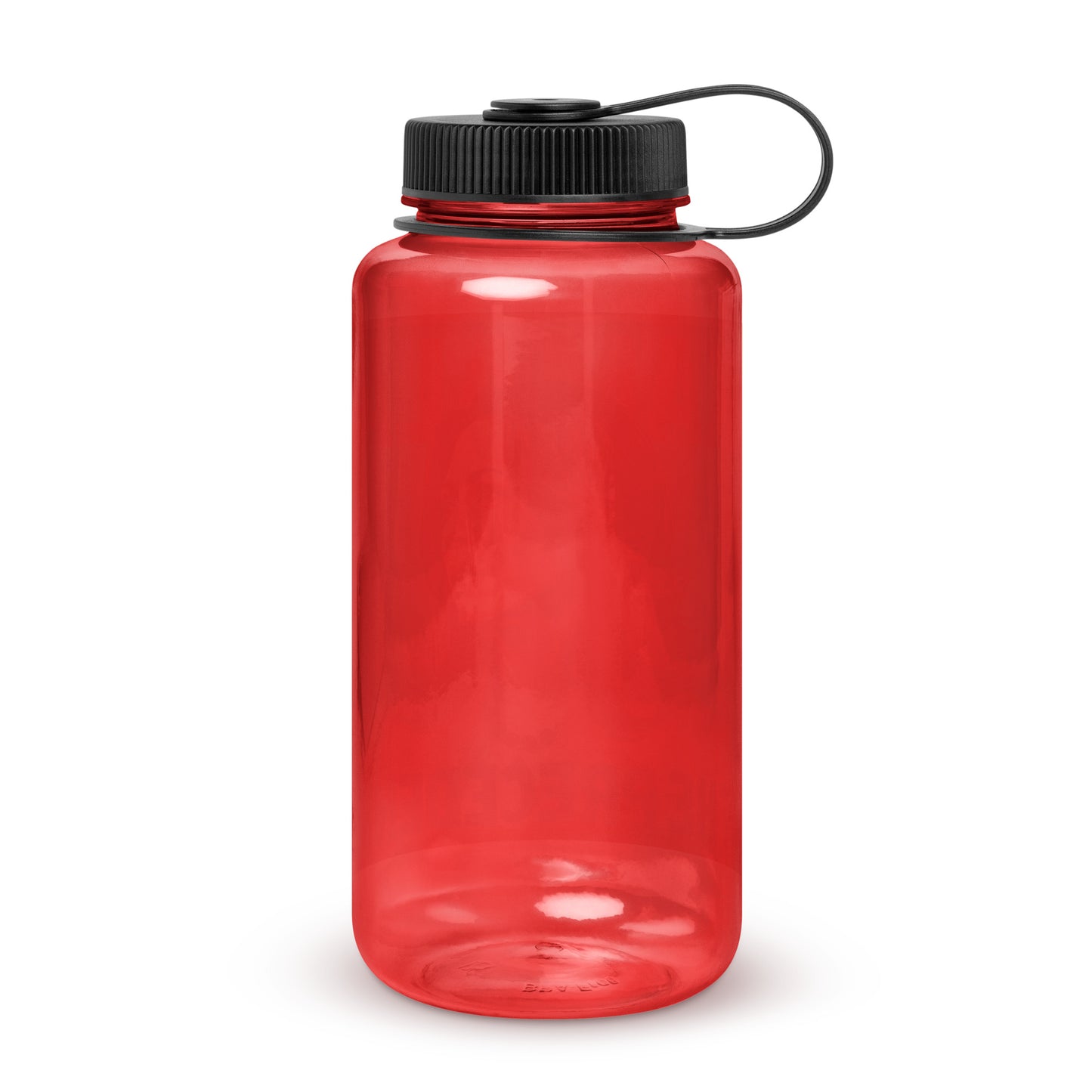 'Born Ready' Wide mouth plastic water bottle